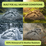 Gardenised Artificial Rock Cover – Weather-Resistant Fiberglass Garden Landscape Utility Concealer for Valves, Pumps, Irrigation Systems, Septic Covers, and Outdoor Equipment, Slate Gray Finish