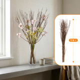 Uniquewise 37-inch Silver Willow Branches for Home Decor and Events, Brown
