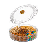 Basicwise 5-Compartment Serving Tray for Dried Fruits, Nuts, Candy &  Snacks