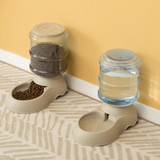 Automatic Self Dispensing Gravity Pet Feeder for Cats and Dogs - Large Capacity, Water Dispenser