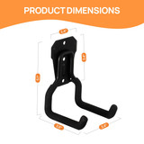 Gardenised Heavy-Duty Wall Mount Garage & Garden Tool Storage Hook