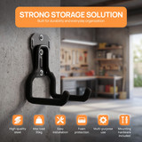 Gardenised Heavy-Duty Wall Mount Garage & Garden Tool Storage Hook