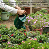 Gardenised 1 Gallon Galvanized Metal Watering Can with Long Spout & Sprinkler Head for Indoor & Outdoor Use Ideal for Garden Flowers Potted Plants Houseplants Modern Home Accessories