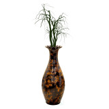 Tall Floor Vase, Traditional Brown home interior Vase, Ceramic Flower Holder Centerpiece for room decor, Livingroom Decor Large Floor Vase, 36-Inch-Tall Vase Tall Floor Vase, Traditional Brown home interior Vase, Ceramic Flower Holder Centerpiece for room decor, Livingroom Decor Large Floor Vase, 36-Inch-Tall Vase