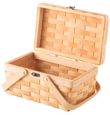 Buy Wholesale QI003505.S Small Woodchip Picnic Basket with Cover
