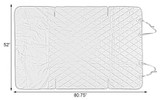 SUV Pet Cargo Liner Trunk Cover Waterproof Non-Slip Washable Material, Extra Long Size Universal Fit with Bumper Flap 80” x 52”