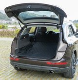 SUV Pet Cargo Liner Trunk Cover Waterproof Non-Slip Washable Material, Extra Long Size Universal Fit with Bumper Flap 80” x 52”