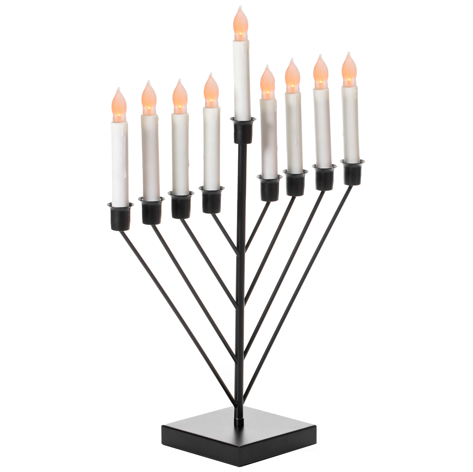 Buy Wholesale QI004042 Nine Branch Vintage Handmade Wooden Hanukkah
