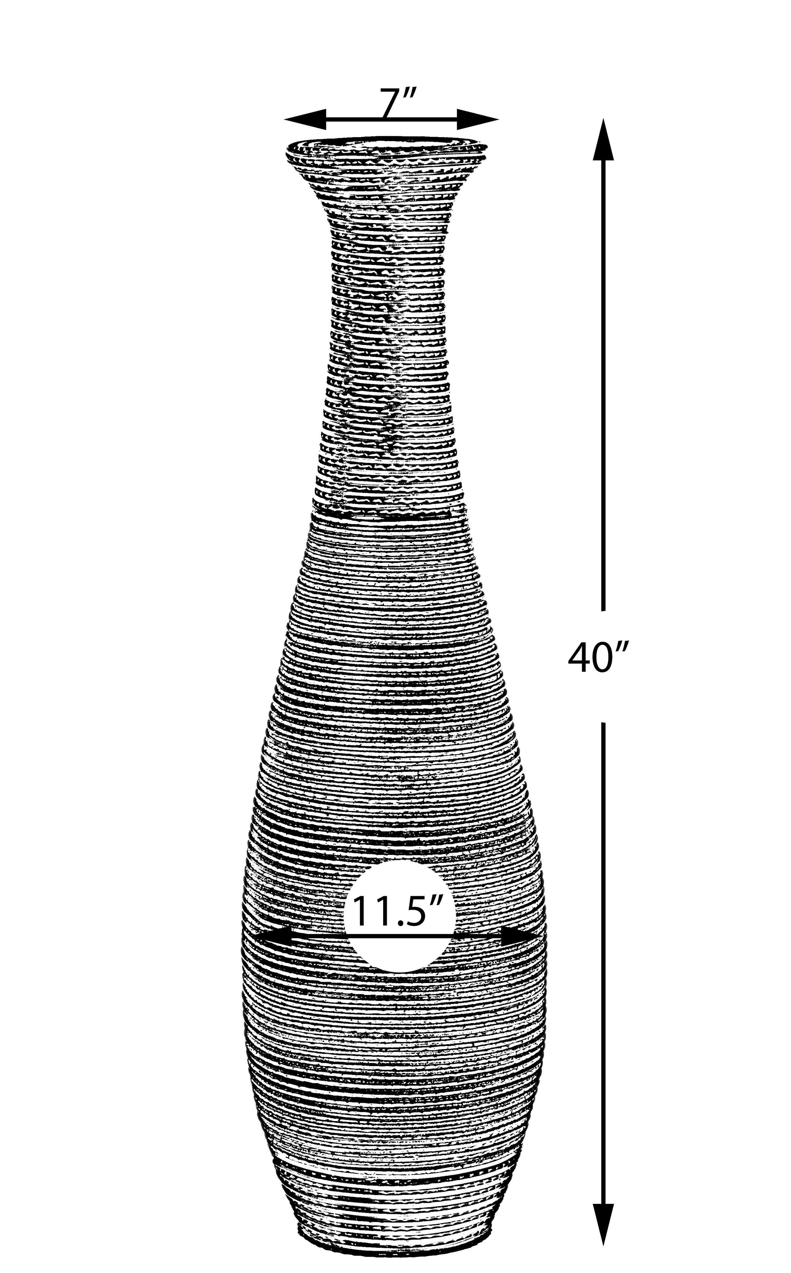 Buy Wholesale QI003826 Tall Floor Vase, large vase for home decor floor