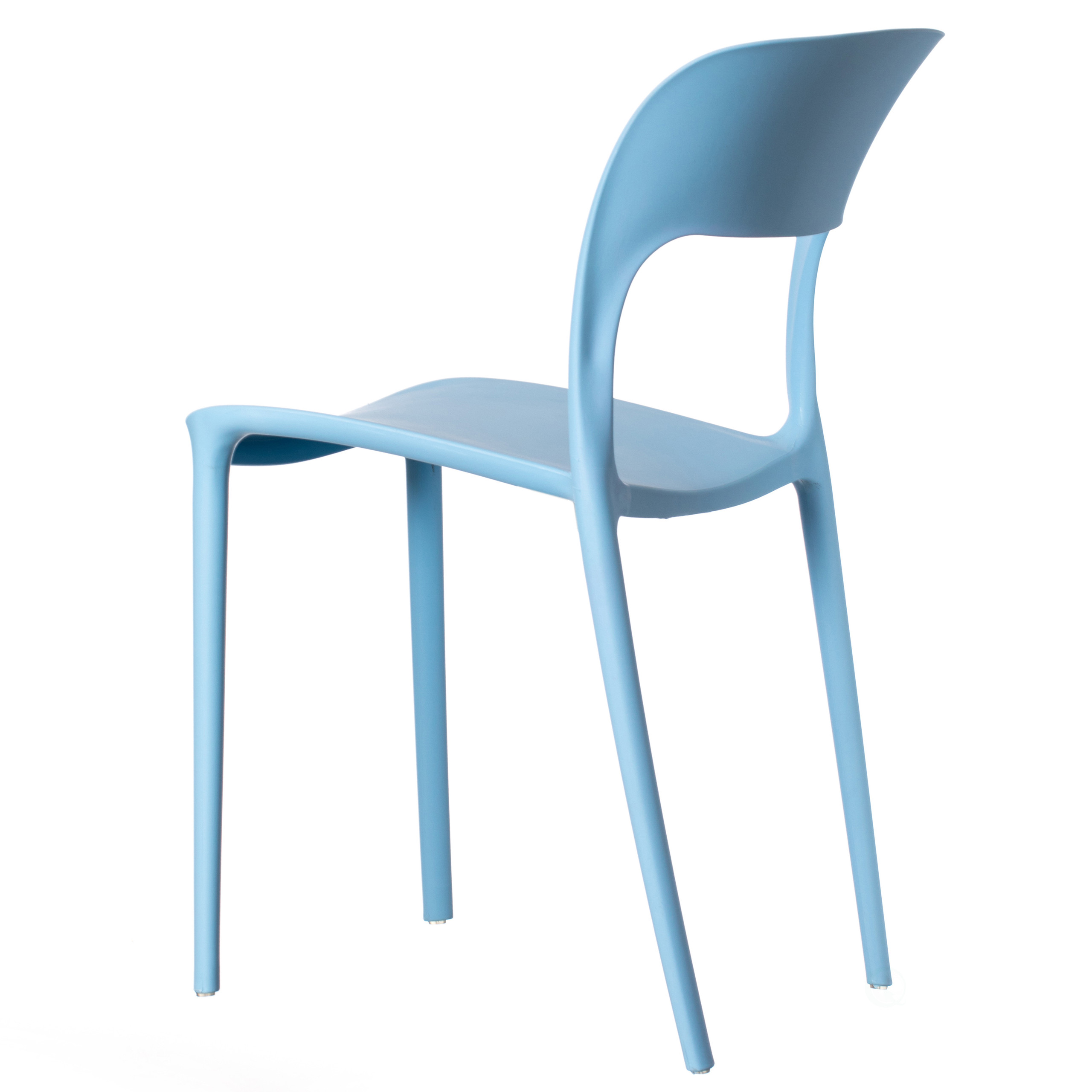 Buy Wholesale QI004227 Modern Plastic Outdoor Dining Chair with Open