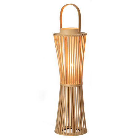 Wickerwise Vintage Decorative Candle Holder with Handle Handcrafted Lantern Accent for Indoor and Outdoor Use Ideal for Patio Garden Living Room Dining Area Wedding Party & Special Events