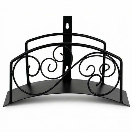 Gardenised Metal Wall-Mount Hose Holder Heavy-Duty Outdoor Hanger and Water Hose Organizer with Sturdy Reel Hooks & Screws for Yard Lawn Garden Patio Landscaping and Home Use, Bronze