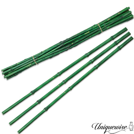 Uniquewise Set of 12 Bamboo Stick Fillers Natural Decorative Stems for Vase Rustic Table Centerpiece Home Décor Accent DIY Crafts Creative Gardening Tool Boho Wedding & Party Decoration