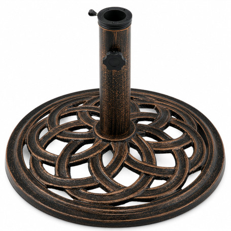 Outdoor Patio Cast Iron Umbrella Base Holder Stand