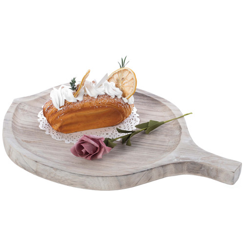 Wooden Leaf Shape Serving Tray Display Platter