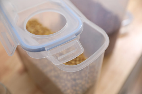 Buy Wholesale QI003322.2.P BPA-Free Plastic Food Cereal Containers with  Airtight Spout Lid Set of 2