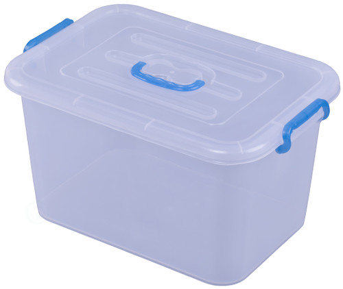 Large Clear Storage Container With Lid and Handles