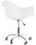 Mid-Century Modern Style Adjustable Swivel Plastic Shell Molded Office Task Chair with Rolling Wheels