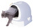 Fully Enclosed Hooded Litter Pan with Front Entry Odor Close Door, Cat Litter Scoop Included