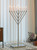 Large Metal Silver Coated Hanukkah Menorah For Synagogue