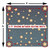 Deerlux 6 ft. Social Distancing Colorful Kids Classroom Seating Area Rug, Starry Sky Design