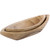 Wood Carved Boat Shaped Bowl Basket Rustic Display Tray