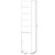 Tall Freestanding Bathroom Laundry Storage Organizer Cabinet  Linen Tower, White