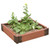 Classic Traditional Durable Wood- Look Raised Outdoor Garden Bed Flower Planter Box