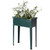 Green Freestanding Raised Garden Bed Rectangular Flower Planter