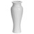 Modern floor vase, White Unique Trumpet Floor Vase, Home Interior Decoration, Modern Floor Vase, Tall Floor Vases for Entryway and Living Room And Office, 24 inch