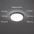 White Plastic 6 in Round LED Ceiling Light Fixture for Entryway, Office, Outdoor, 6500K Daylight, 2000lm 20W