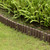 Decorative Interlocking Half Log Lawn Edging Garden Ornamental Fence Border, Pack of 8