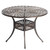 Outdoor and Indoor Bronze Dinning Set 4 Chairs with 1 Table Bistro Patio Cast Aluminum.