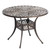 Outdoor and Indoor Bronze Dinning Set 4 Chairs with 1 Table Bistro Patio Cast Aluminum.