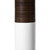 Modern White & Brown Decor Ribbed Accent - 31.5 Inches, Decorative Statement Piece for Living Room, Bedroom, or Office, Tall Floor Vase for Home Décor, Elegant Home Accent, White and Brown Floor Vase