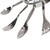 Decorative 3D Cutlery Utensil Spoon and Fork Wall Clock for Kitchen, Playroom or Bedroom