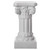 Decorative Fiberglass White Plinth Roman Style Column Ionic Piller Pedestal Vase Stand for Wedding or Party, Living Room, or Dining Room Decor - Photography Props - Sculpture Display - Greek-inspired Luxury Decor Piece with Ornate Accents