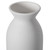 Contemporary White Cylinder Shaped Ceramic Table Flower Vase Holder