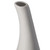 White Contemporary Unique Teardrop Shaped Ceramic Table Vase Flower Holder