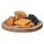 Natural Wooden Bark Round Slice Tray, Rustic Table Charger Centerpiece