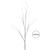 Brown Artificial Dried Curly Twig Tree Branch Stem for Home Decoration and Wedding Craft, 37 Inch