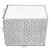 Beige Foldable Decorative Storage Box for Living Room, Bedroom, Dining, Playroom or Office