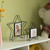 Modern Star Shape Black Metal Decor Photo Frame for Tabletop Display