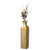 Decorative Antique Style Metal Bottle Shape Gold Floor Vase for Entryway, Living Room, Dining Room, Home Decor, Centerpiece, Ornamental, Vintage-Inspired, Elegant Tall Statement Piece, Metallic Finish