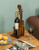 Brown Violin Cello Shaped Vintage Decorative Single Bottle Wine Holder