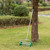 Durable Rolling Spike Lawn Aerator with Sturdy Steel Handle and Sharp Metal Tines to Promote Thick, Deep, and Healthy Grass Growth