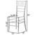 Modern Acrylic Stackable Chiavari Dining Chair, Clear Party Chair, Ctystal Acrylic Chair for Events and Weddings