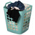 Flexible Plastic Laundry Basket - Square Storage Hamper with Side Handles for Easy Carrying - Versatile Organizer for Laundry, and Household Storage