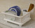 Plastic Dish Rack with Drain Board and Utensil Cup