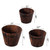 Rustic Wooden Whiskey Barrel Planter with Durable Medal Handles and Drainage Holes - Perfect for Indoor and Outdoor Plants, Herbs, and Vegetables